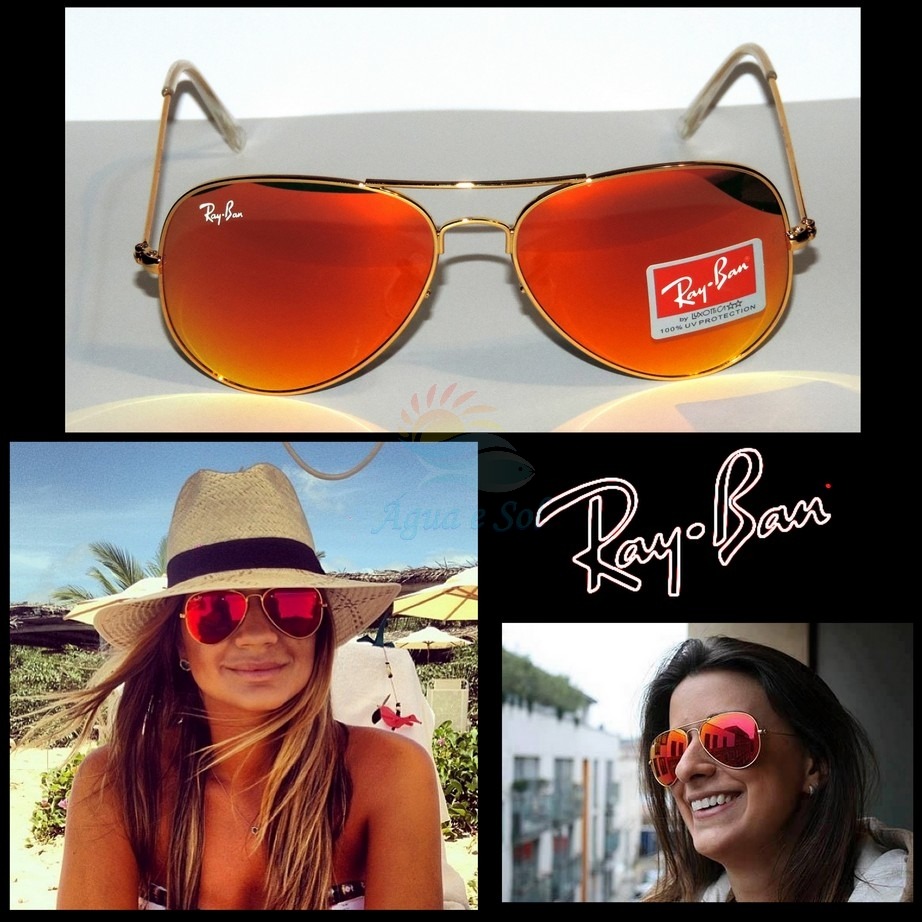 oculos ray ban aviator azul espelhado oculos ray ban aviator azul espelhado