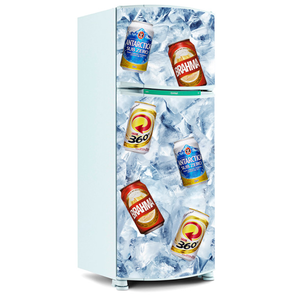 Adesivo de Geladeira Inteira lata no gelo Fran Adesivos Adesivo De Natal Para Vidro ~ Adesivo de Geladeira Inteira lata no gelo Fran Adesivos