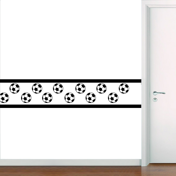 Adesivo decorativo faixa Bola de Futebol Whal Aparador De Pelos ~ Adesivo decorativo faixa Bola de Futebol