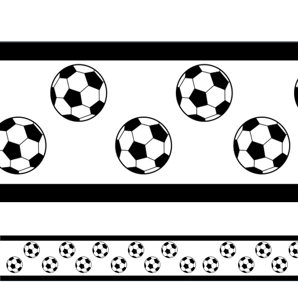 Adesivo decorativo faixa Bola de Futebol Whal Aparador De Pelos ~ Adesivo decorativo faixa Bola de Futebol