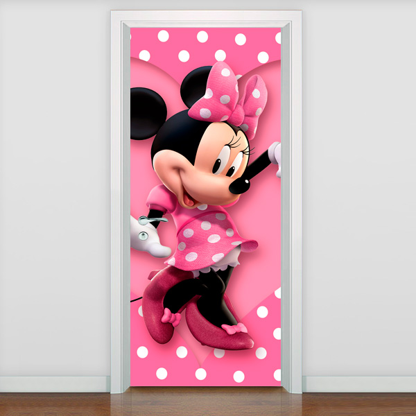 Adesivo para Porta Minnie 2 Artesanato Suely Mooca ~ Adesivo para Porta Minnie 2