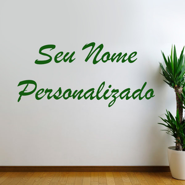 Adesivo de Parede Seu Nome Personalizado Fran adesivos Aparador Mesa Jantar ~ Adesivo de Parede Seu Nome Personalizado Fran adesivos