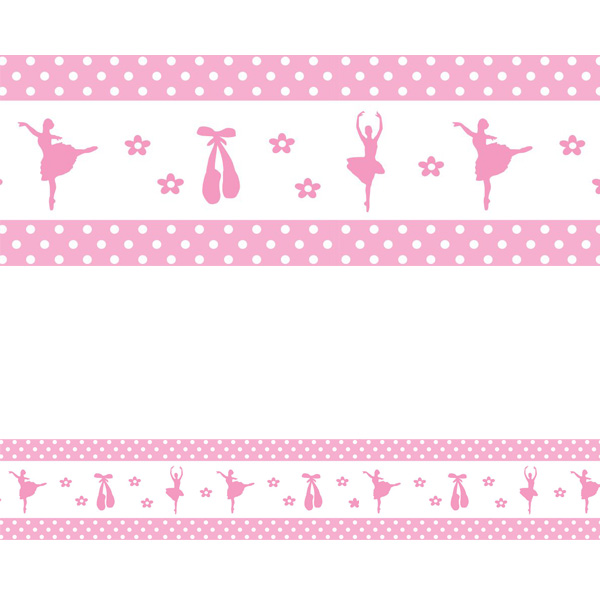 Adesivo de Parede Faixa Bailarina 3 Adesivo Para Salao De Jogos ~ Adesivo de Parede Faixa Bailarina 3