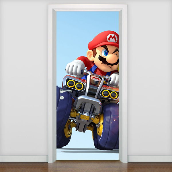 Adesivo para Porta Super Mario Kart Fran Adesivos Adesivo Emagrecedor Funciona ~ Adesivo para Porta Super Mario Kart Fran Adesivos