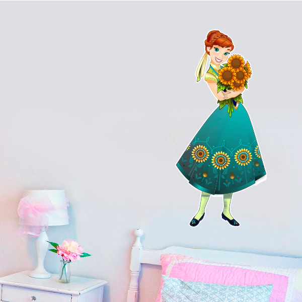 Adesivo de parede Infantil Frozen Anna Aparador Walmart ~ Adesivo de parede Infantil Frozen Anna
