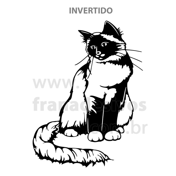 Adesivo de Parede Gato Gatinho Fran Ades Artesanato Simples Com Eva ~ Adesivo de Parede Gato Gatinho Fran Ades