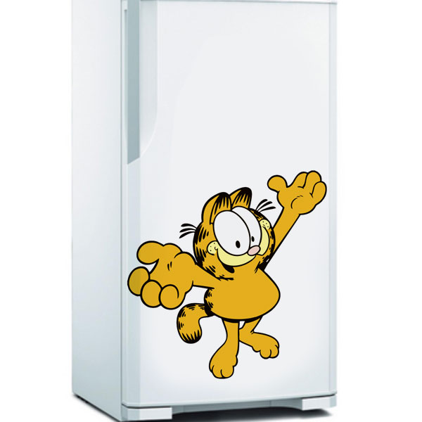Adesivo de Geladeira Gato Gatinho Garfield 2 Artesanato Simples Com Eva ~ Adesivo de Geladeira Gato Gatinho Garfield 2