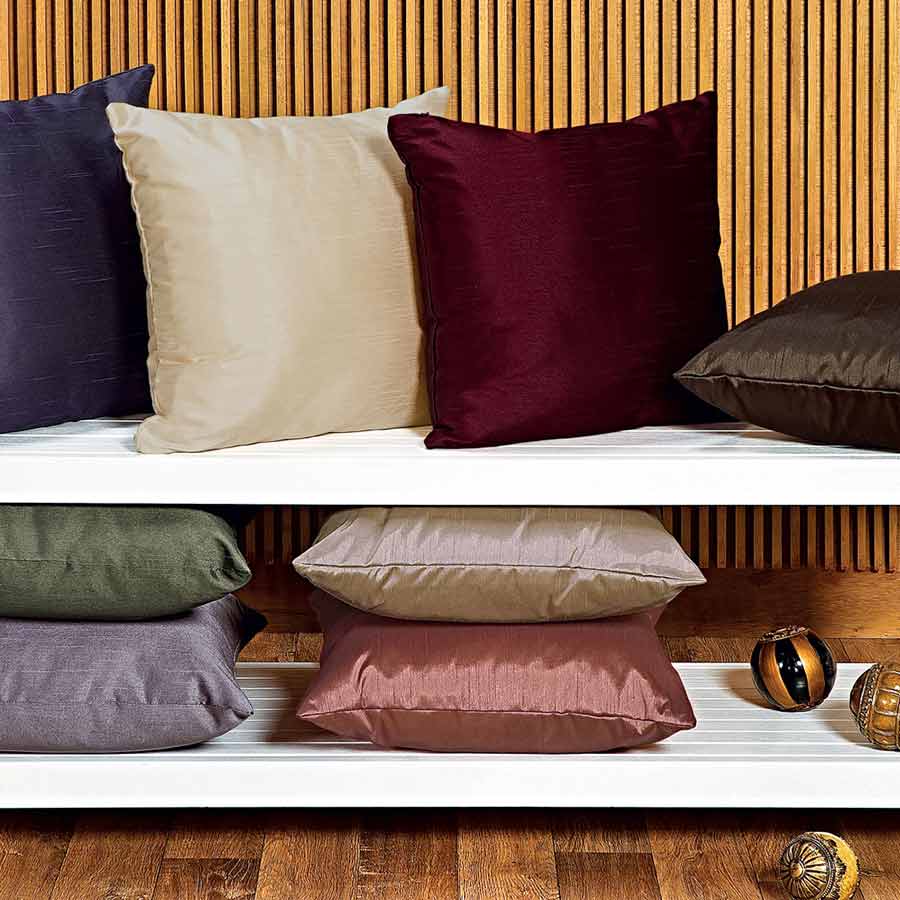 decoracao de sala lilas:Almofadas Delux Tafetá para Decorar sua Sala Tabaco/Vermelho/Verde decoracao de sala lilas:Almofadas Delux Tafetá para Decorar sua Sala Tabaco/Vermelho/Verde