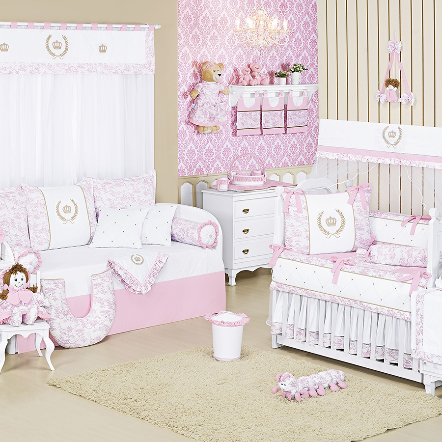 Quarto de Bebê Majestade Rosa Essencial Enxovais ~ Tapete Para Quarto De Bebe Havan Quarto de Bebê Majestade Rosa Essencial Enxovais ~ Tapete Para Quarto De Bebe Havan