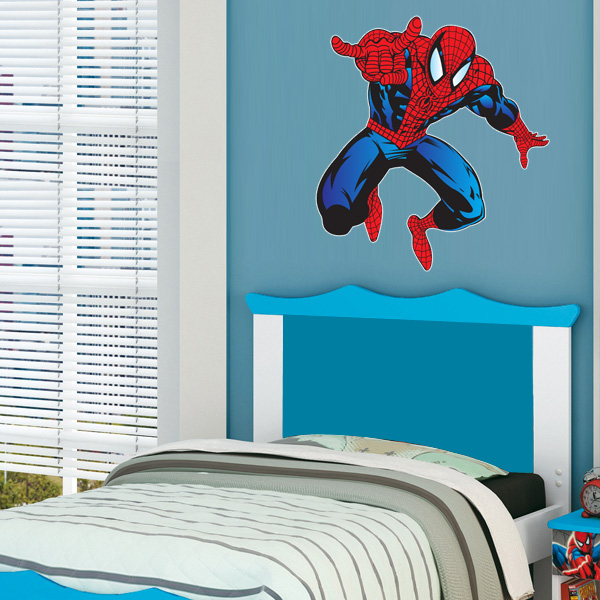 Adesivo de Parede Infantil Homem Aranha Fran Adesivos Aparador Redondo Para Sala ~ Adesivo de Parede Infantil Homem Aranha Fran Adesivos